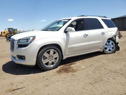 GMC Acadia DEN salvage cars for sale: 2014 GMC Acadia Denali