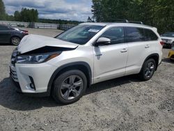 2019 Toyota Highlander Hybrid Limited en venta en Arlington, WA