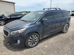 Salvage cars for sale from Copart Temple, TX: 2015 KIA Sedona EX
