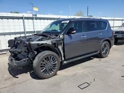 Salvage cars for sale from Copart Littleton, CO: 2022 Infiniti QX80 Luxe