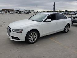 Salvage cars for sale from Copart Grand Prairie, TX: 2013 Audi A4 Premium