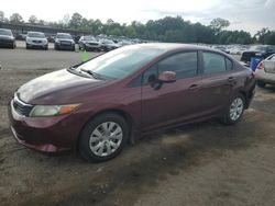 Honda salvage cars for sale: 2012 Honda Civic LX