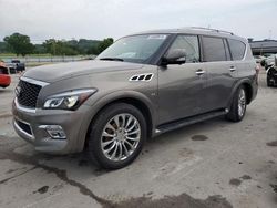 Infiniti QX80 Base salvage cars for sale: 2017 Infiniti QX80 Base