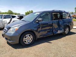 Salvage cars for sale from Copart Columbia Station, OH: 2006 Honda Odyssey EXL