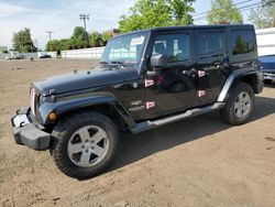 Jeep salvage cars for sale: 2012 Jeep Wrangler Unlimited Sahara