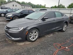Salvage cars for sale from Copart York Haven, PA: 2015 Chrysler 200 Limited