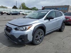 Subaru salvage cars for sale: 2021 Subaru Crosstrek Sport