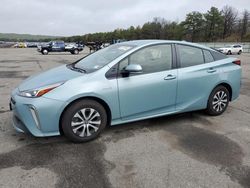 Salvage cars for sale from Copart Brookhaven, NY: 2020 Toyota Prius LE