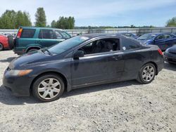 Salvage cars for sale from Copart Arlington, WA: 2007 Honda Civic LX