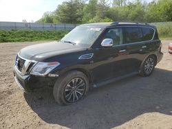 Nissan Armada sv salvage cars for sale: 2018 Nissan Armada SV