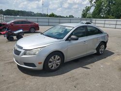 Chevrolet salvage cars for sale: 2012 Chevrolet Cruze LS