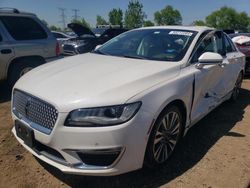 Lincoln MKZ salvage cars for sale: 2017 Lincoln MKZ Hybrid Reserve