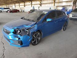 Subaru salvage cars for sale: 2020 Subaru Impreza Sport