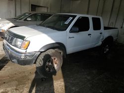 Nissan Frontier Crew cab xe salvage cars for sale: 2000 Nissan Frontier Crew Cab XE