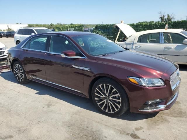 2017 Lincoln Continental Select