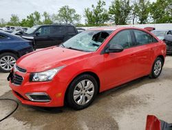 Chevrolet Cruze salvage cars for sale: 2016 Chevrolet Cruze Limited LS