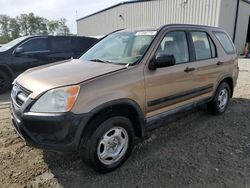 Vehiculos salvage en venta de Copart Spartanburg, SC: 2002 Honda CR-V LX