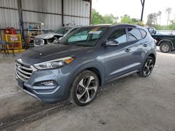 Salvage cars for sale from Copart Cartersville, GA: 2016 Hyundai Tucson Limited