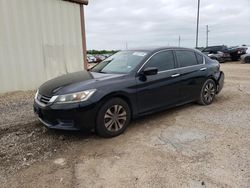 Salvage cars for sale from Copart Temple, TX: 2015 Honda Accord LX