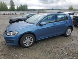 Volkswagen salvage cars for sale: 2015 Volkswagen Golf