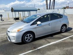 Salvage cars for sale from Copart Van Nuys, CA: 2014 Toyota Prius