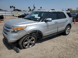 Salvage cars for sale from Copart Mercedes, TX: 2015 Ford Explorer Limited