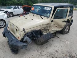 Jeep salvage cars for sale: 2012 Jeep Wrangler Sport