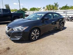 Vehiculos salvage en venta de Copart Miami, FL: 2017 Nissan Maxima 3.5S