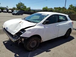 Vehiculos salvage en venta de Copart San Martin, CA: 2010 Toyota Corolla Matrix