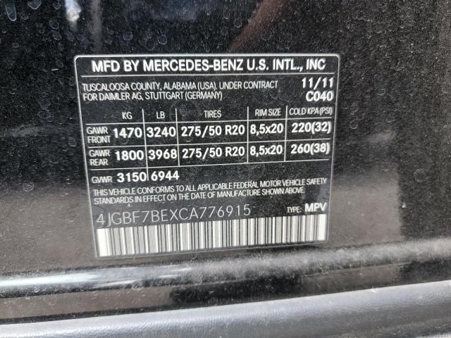 2012 Mercedes-Benz GL 450 4matic