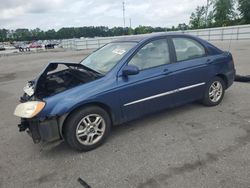 Salvage cars for sale from Copart Dunn, NC: 2005 KIA Spectra LX