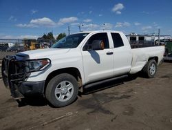 Toyota Tundra Double cab sr/sr5 salvage cars for sale: 2018 Toyota Tundra Double Cab SR/SR5