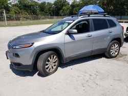 Salvage cars for sale from Copart Fort Pierce, FL: 2014 Jeep Cherokee Limited