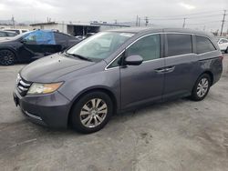 Salvage cars for sale from Copart Sun Valley, CA: 2016 Honda Odyssey SE