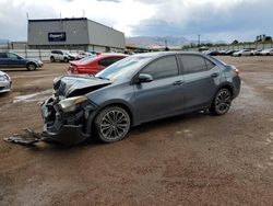 Salvage cars for sale from Copart Colorado Springs, CO: 2015 Toyota Corolla L