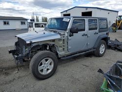 Salvage cars for sale from Copart Airway Heights, WA: 2017 Jeep Wrangler Unlimited Sport