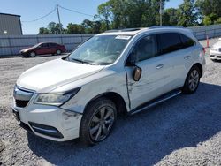 2016 Acura MDX Advance en venta en Gastonia, NC