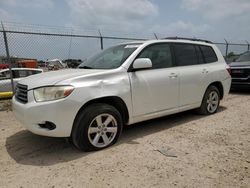Salvage cars for sale from Copart Houston, TX: 2008 Toyota Highlander