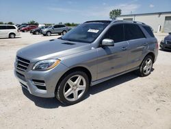 Salvage cars for sale from Copart Kansas City, KS: 2015 Mercedes-Benz ML 400 4matic