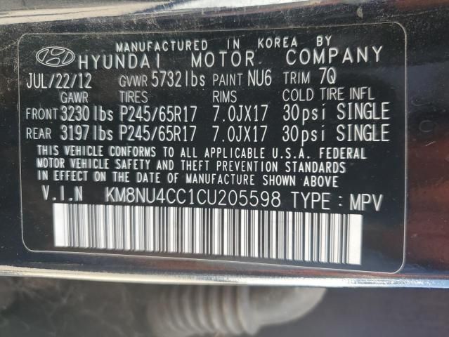 2012 Hyundai Veracruz GLS