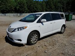 Toyota Vehiculos salvage en venta: 2017 Toyota Sienna LE