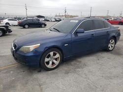 BMW salvage cars for sale: 2006 BMW 530 I