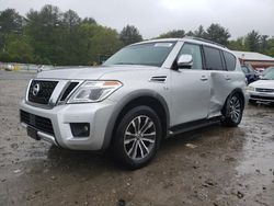 Vehiculos salvage en venta de Copart Mendon, MA: 2017 Nissan Armada SV