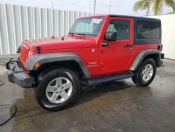 Salvage cars for sale from Copart Riverview, FL: 2011 Jeep Wrangler Sport