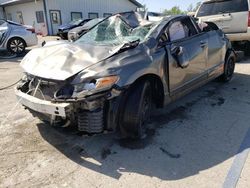 Salvage cars for sale from Copart Pekin, IL: 2008 Honda Civic LX