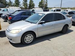 Honda salvage cars for sale: 2005 Honda Civic LX