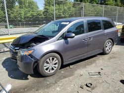 Honda Odyssey exl salvage cars for sale: 2015 Honda Odyssey EXL