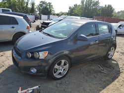 2016 Chevrolet Sonic LTZ en venta en Baltimore, MD