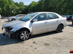 Vehiculos salvage en venta de Copart Austell, GA: 2006 Toyota Corolla CE