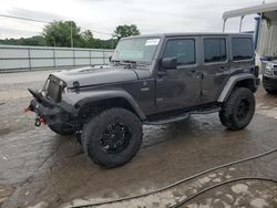 Jeep Wrangler salvage cars for sale: 2017 Jeep Wrangler Unlimited Sahara